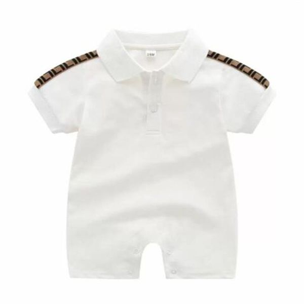 100% cotone per bambini Set di abbigliamento Pagliaccetti per neonati Designer Abbigliamento per bambini Marchio Lettera Stampa Tute per neonati Pigiami