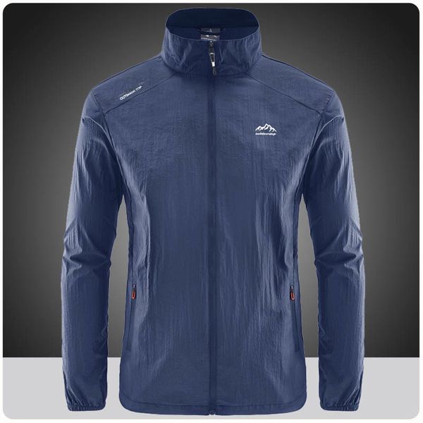 Mens Jaquetas Mens Verão Pele Quick Dry Caminhadas Jaqueta À Prova D 'Água Sol UV Proteção Casacos Homens Esportes Ao Ar Livre Pesca Camping Running Jacket 230831