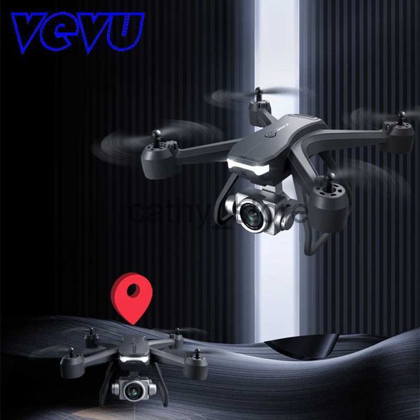 Simuladores V14 Drone 4K Câmera Dupla Altura Manter Quadcopter Helicóptero Brinquedo Profissional HD Câmera Grande Angular 1080P WiFi Fpv Drone X0831