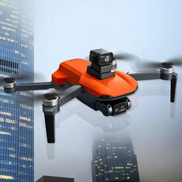 Drone GPS com câmera 4K, prevenção de obstáculos, retenção de altitude, motor sem escova, mosca circular, mosca de waypoint, retenção de altitude, modo sem cabeça, rotação de 360°, presentes perfeitos