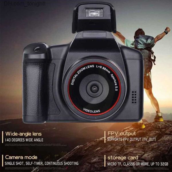 Filmadoras HD05 Digital Camera Video Camcorder 3.0 polegadas TFT LCD Tela 16X Zoom HD 16MP 1080P Selfie Anti-Shake DV Q230831