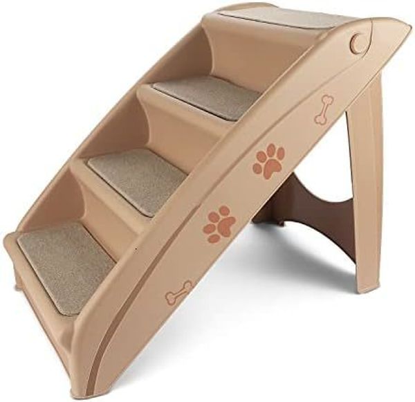 Oggetti decorativi Figurine Scale Pieghevole Cane Gatto Animale Rampa per gradini Scaletta Pieghevole in plastica Portatile per letto alto Fornitura di decorazioni per interni ed esterni Facile da riporre in 230830