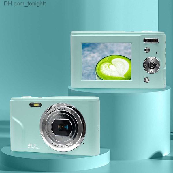 Camcorder 48 MP 1080P Kinderkamera 2,4 Zoll IPS HD Cartoon Foto Mini Leichtgewicht mit 16-fachem Digitalzoom Geburtstagsgeschenk für Jungen Mädchen Q230831