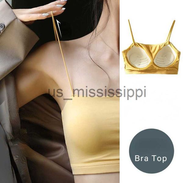 Outros itens de beleza de saúde Simples Onepiece Copo Fixo Cueca Suspensórios Femininos Puro Algodão Linda Costas Reunidas Sem Anel de Aço Envolvido Peito x0831