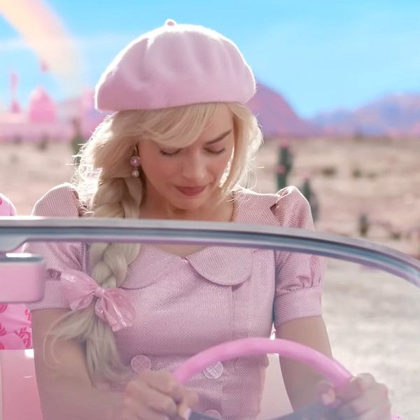 Берец фильм Margot Robbie Love Вышивка Beret Kawaii мягкая шерстяная шляпа Осенняя зимняя женщина шерстяная кепка для девочек подарки 230831