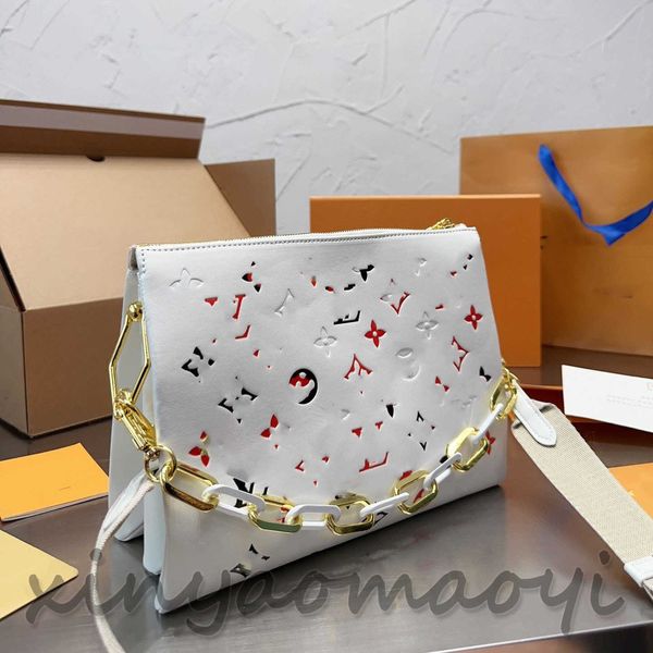 Coussin Hug Bag, Designer-Tasche, Rindsledertasche, mehrschichtige große Kapazität, Fengjin-Tasche, modische elegante Tasche, weiß bedruckte Tasche 826023