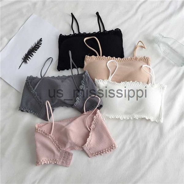 Outros itens de beleza de saúde feminino sutiã de algodão feminino tubo superior sutiã feminino suspender roupa interior bonito tanque sem costura conforto sutiã esporte sutiã rendas topos x0831