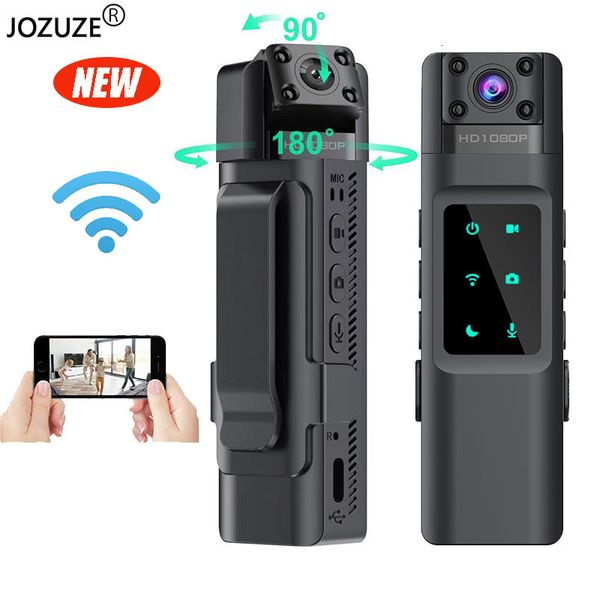 Mini câmeras Jozuze MD33 Wifi Spot Camera 1080p portátil gravador de vídeo digital corpo visão noturna DVR filmadora em miniatura 230830