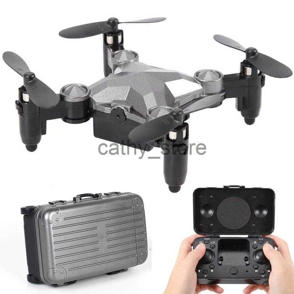 Simulatori 2.4G WiFi DH-120 Drone per bagagli Mini quadricottero pieghevole Controllo remoto Mantenimento dell'altitudine Trasmissione in tempo reale FPV Drone RC a 4 assi x0831