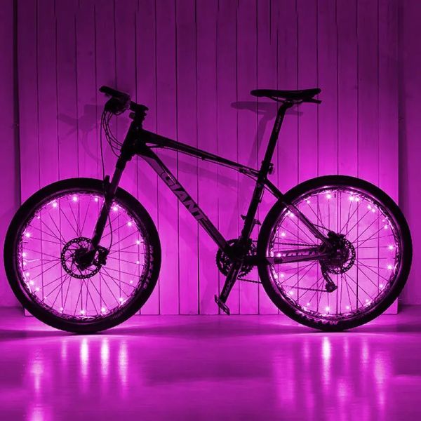 BRELONG Nuova luce per ruota di bicicletta a LED Hot Wheels Luci a raggi Illuminazione decorativa Alimentazione a batteria AAA 1 pz 23 LL