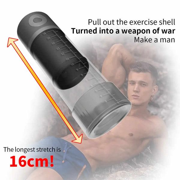 Copo de masturbação masculino sucção automática equipamento de masturbação máquina de sucção a vácuo vibrador masturbador brinquedo sexual para homem