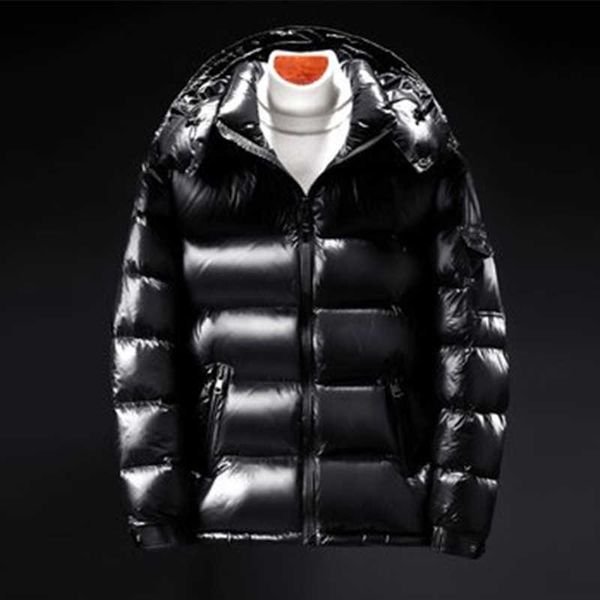 Saimengkou Down Jacket для женщин и мужчин в том же стиле Осенняя зима, новая европейские товары, Mengjia, утолщенная короткая пара