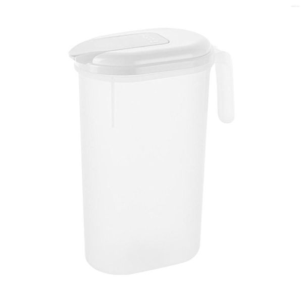 Frascos de quadril 2200ml, seguro para máquina de lavar louça, cozinha doméstica, pp com tampa, jarro de água, grande capacidade, geladeira, porta, freezer, prático, dispensador de festa