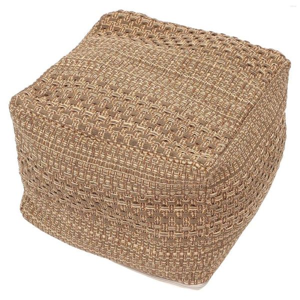 Cuscino in cotone spesso, sedia in lino, sedili da palestra, tappetino per interni, quadrato, Tatami, accogliente pouf per mobili giapponese