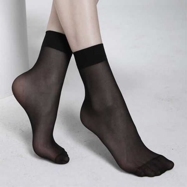 Sexy Socken, 5 Paar hochwertige Damen-Samt-Socken, Packung für Damen, Sommer, dünne Seide, transparent, sexy Knöchel-Nylon-Socken-Set 230830
