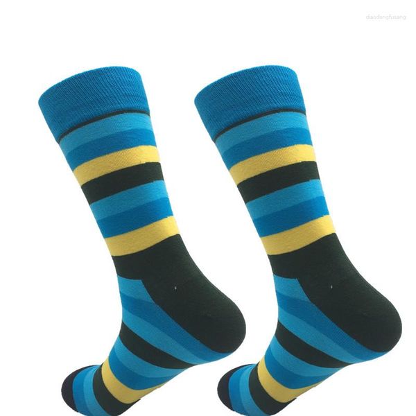 Erkek Çoraplar 2023 Günlük Giyim (Boyut 40-46) Yüksek Kaliteli Son Uzun Mutlu Pamuk Hediyesiz Kutu