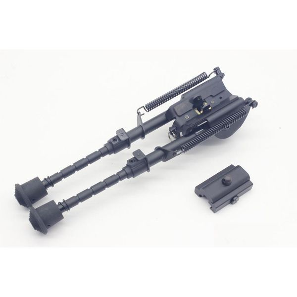 Другие тактические аксессуары 6-9 дюймов Harris Style Bipod 5 Уровни регулируемая пружина, протягивающая ножки, пикатинни.