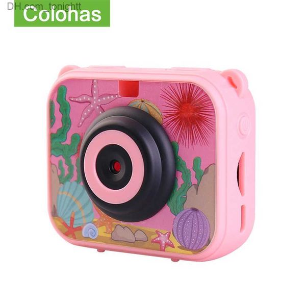Camcorders Kids Cameras Цифровая камера для детей подарки на день рождения водонепроницаемые 2,0 дюйма 1080p HD Sport Video Cmaras Appareil Photo enfant Q230831