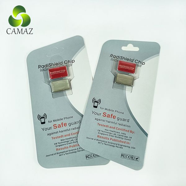 CAMAZ Alemanha Tecnologia EMR Bio Scalar Energy Saver Chip Shield Anti-Radiação Adesivo chip de energia escalar para telefone celular