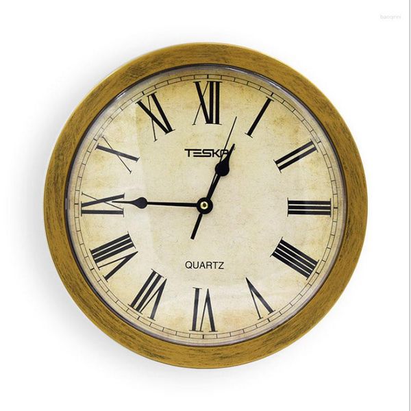 Relógios de mesa Retro Relógio de Parede de Ouro Desvio Seguro Segurança Secreta Stash Dinheiro Dinheiro Caixa de Jóias