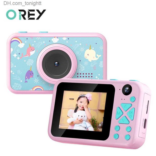 Videocamere Mini Cartoon Photo Camera Toys Schermo HD da 2,4 pollici Videoregistratore digitale per bambini Videocamera per regalo per bambini Q230831