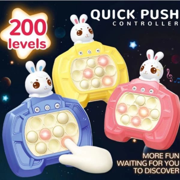 Dekompresyon oyuncak yükseltilmiş pop ışık ve hızlı itme oyun bütçe oyuncakları çocuklar için yetişkin dekompresyon duyusal oyuncaklar erkek ve kızlar için eğlenceli oyun hediyesi 230830