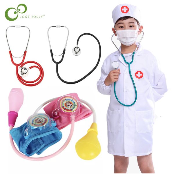 Strumenti Laboratorio Simulazione medico infermiere lavoro Bambini Uniforme Cappotto incrociato Costume di Halloween Bambini Cosplay Giocattoli per bambini Set Fancy Party compleanno 230830