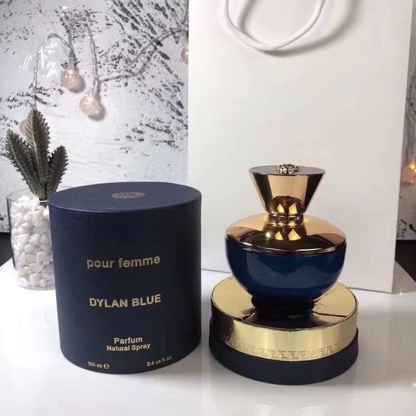 Популярные фиолетовые синие духи 100 мл Pour Femme eau de Toyette Cologne Fragrance для женщин, долговечно длительного хорошего запаха высокое качество