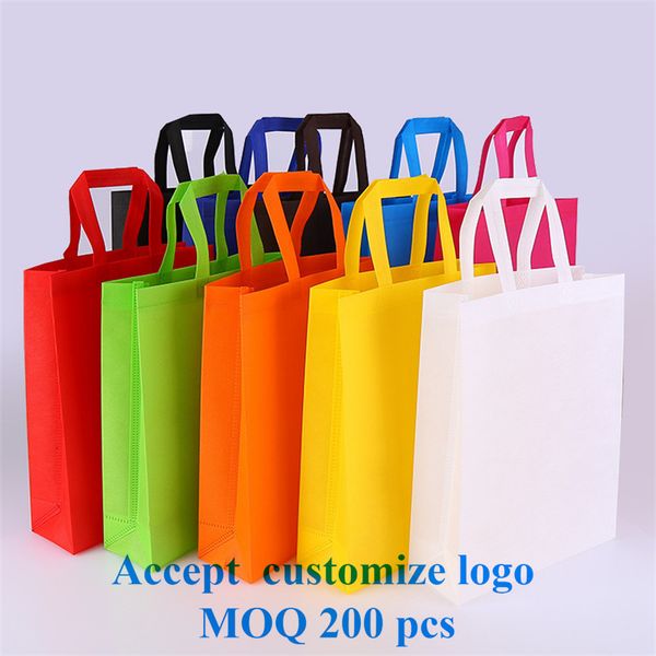 Sacos de compras por atacado grátis personalizado saco não tecido impressão promocional de polipropileno 230830