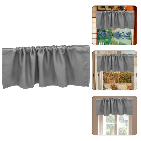 Curtain Window Shades Valance Grey Valances Windows Small Kitchen Short Curtains HalfHome, Furniture & DIY, Home Décor, Curtains & Rollos!