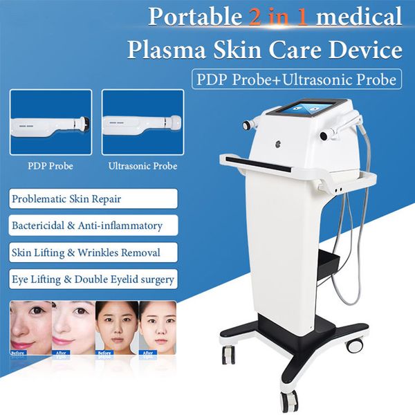 2 IN 1 Penna al plasma Rimozione del pigmento Penna laser di bellezza al plasma Spazio freddo Macchina per il trattamento dell'acne della pelle al plasma per lo sbiancamento della pelle