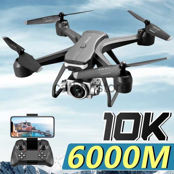 Simulatoren V14 Drohne 10k Professionelle High-Definition-Weitwinkelkamera Höhenwartung Wifi Fpv Drohne 6000m Quadcopter Spielzeug x0831