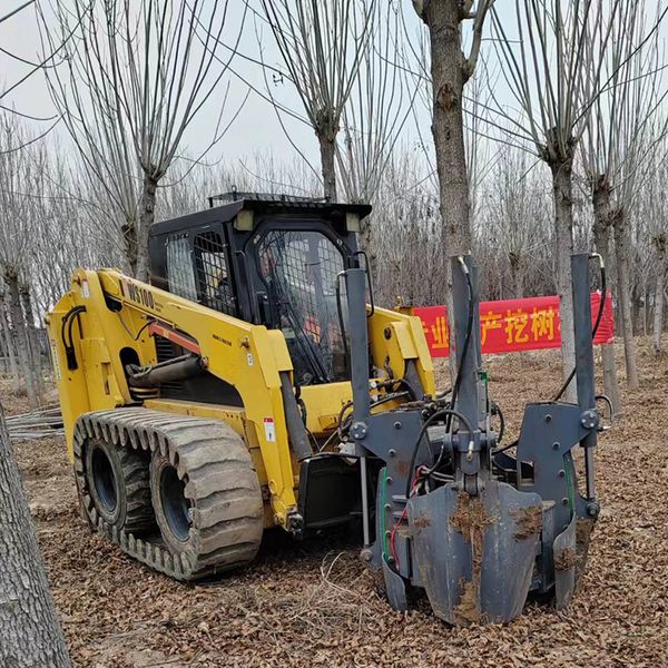 Scavatrice per alberi di tipo pala con trapiantatrice per rinverdimento delle piantine di terreno fornita dal produttore