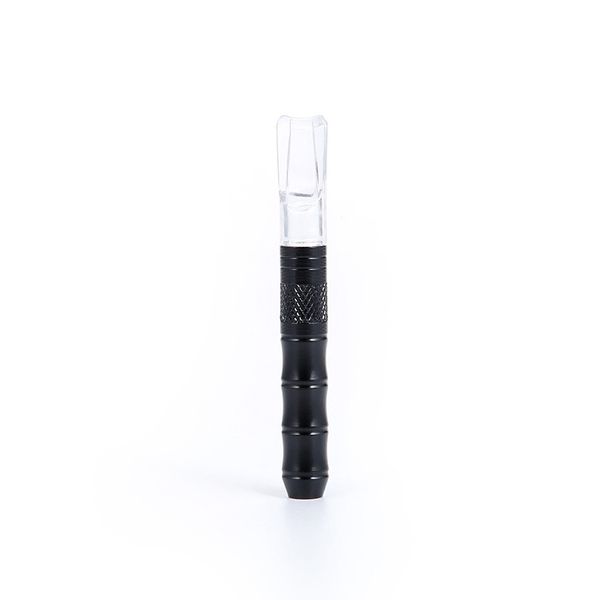 Filtro in lega di alluminio colorato Fumo secco Herb Tabacco Catcher Taster Bat One Hitter Handpipes Tubi Dente portatile Portasigarette Tubo Boccaglio Suggerimenti