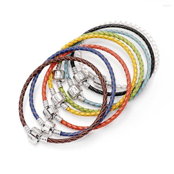 Braccialetti con ciondoli Summer Girly Cinturino in pelle colorata Cinturino Moda stile casual Bracciale con ciondoli da donna Gioielli che fanno un regalo squisito