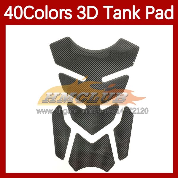 Adesivos de motocicleta Protetor de almofada de fibra de carbono 3D para Kawasaki Ninja ZX-11R ZX11 ZX11R 1993 1996 1997 1998 1999 2000 2001 Gas Fuel Tank Cap adesivo Decal