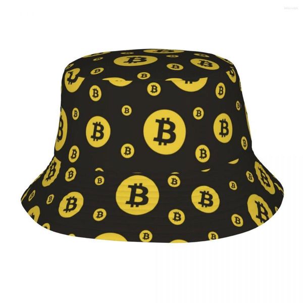 Berretti Criptovaluta Crypto Money Bucket Hat Beach Hatwear Stuff Berretto da pesca per sport all'aria aperta Sessione unisex Leggero