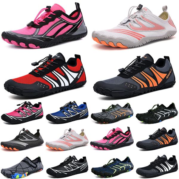 Wasserschuhe Strandsurfen Orange Rosa Lila Damen Herren Schuhe Schwimmen Tauchen Outdoor Barfuß Schnelltrocknend Größe EUR 36-45