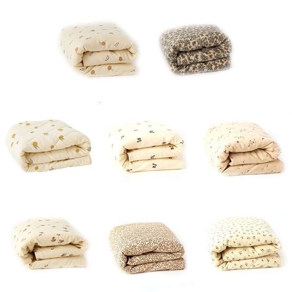 Cobertores Baby Baby Warm Warm Winter Autumn Born Quilt Quilt Criano Cartoon Impresso Nap Infant Bedding Shower Presente 230301