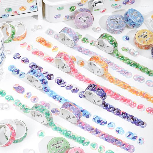 Confezioni regalo 100 pezzi Bubble Kawayi Sticker Cute coreano fai da te decorativo diario accessori nastro adesivo cancelleria