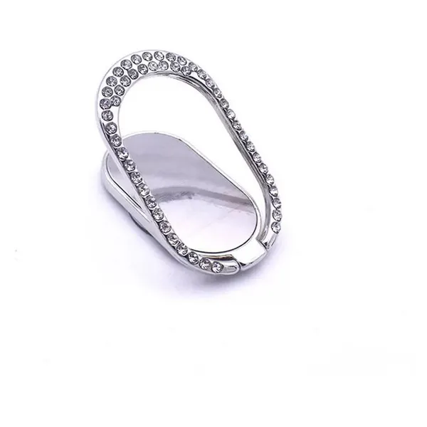 Алмазное мобильное крепление держателей мобильного телефона держатель кольца металлический магнитный автомобиль 360 вращающийся полуэллиптический кольцо.