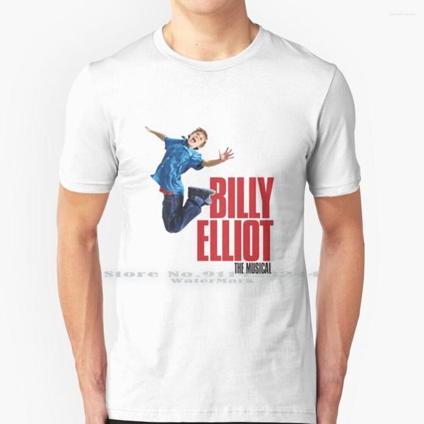 Camisetas masculinas Billy Elliot, a camisa musical, algodão 6xl Broadway Musicals Airamdesignz