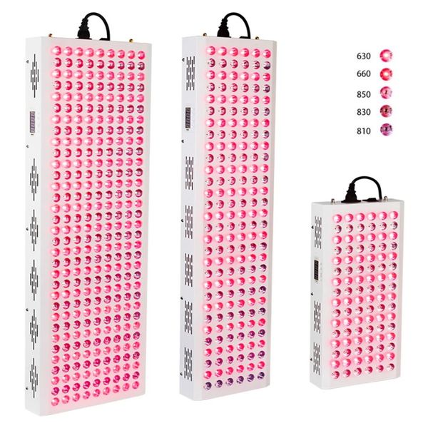 Grow Light 480 W 900 W 1500 W LED Red Light Therapy corpo inteiro 630nm 660nm, 810nm 830nm 850nm Lâmpada de terapia infravermelha