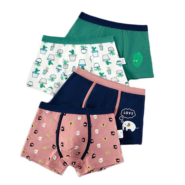 Calcinha de calcinha infantil boxer boxer cotocolador para crianças menino cutas jovens adolescentes em lingerie baby briefspanties