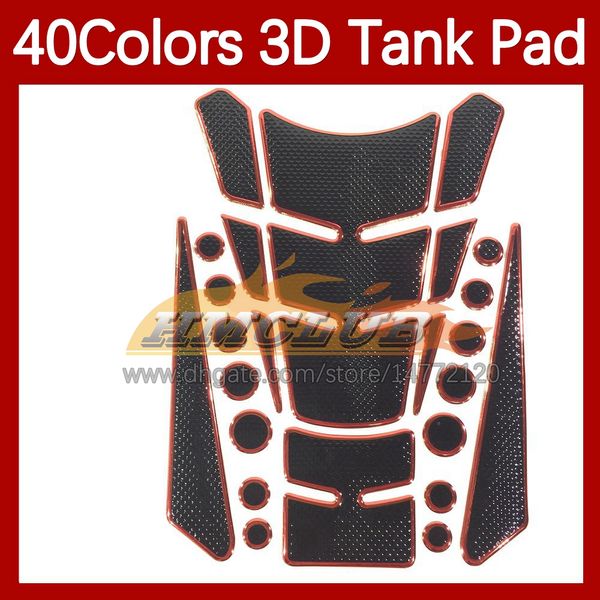 Motorrad-Aufkleber, 3D-Carbonfaser-Tankpad-Schutz für Yamaha YZF R6 R 6 YZFR6 YZF-R6 2008 2009 2010 2011 12 13 14 15 16 Gas-Tankdeckel-Aufkleber MOTO-Aufkleber 40 Farben