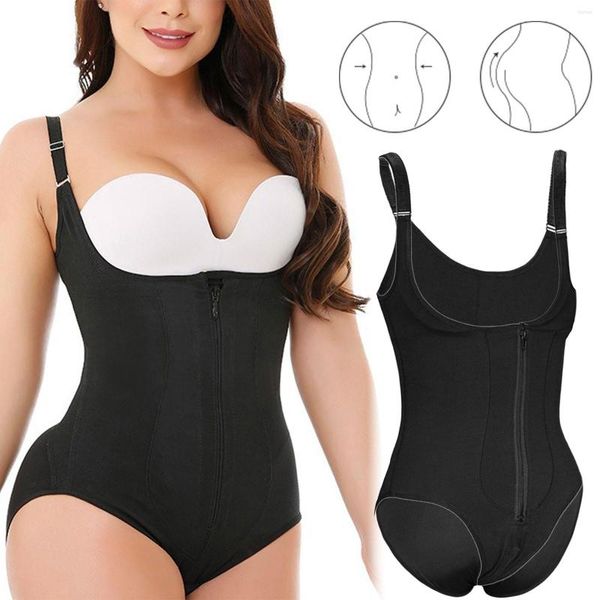 Intimo modellante da donna Collezione con cerniera in vita da donna Sollevamento dei glutei Body stretto Bellezza Trainer di grandi dimensioni per abiti sudati per nascondere la pancia