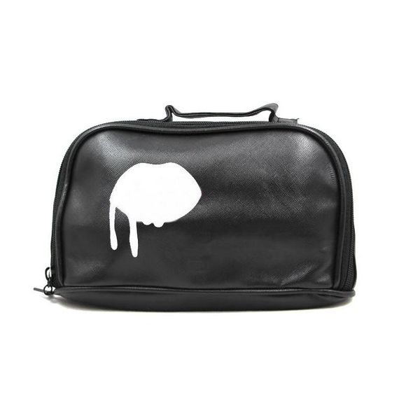 Borse cosmetiche Borsa da viaggio per trucco da donna Famosa cerniera all'ingrosso con manico Borsa nera portatile per trucco Drop Delivery Salute Bellezza Dh9Eu