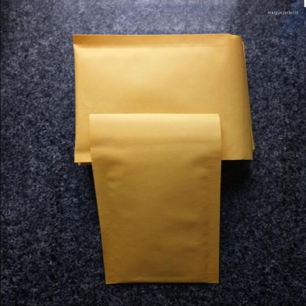 Caschetti per gioielli da 16 cmx22cm kraft bobble per spedizione con buste imbottite borse giallo per lettere di carta accessori pacchetto sacchetti