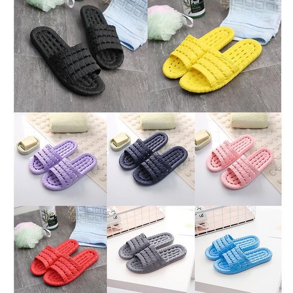 Slippers 2023 Casal Flip-Flop Home Indoor Cool Wear Loves Anti-Skid Trend on Excreture Lavanche sem deslizamento