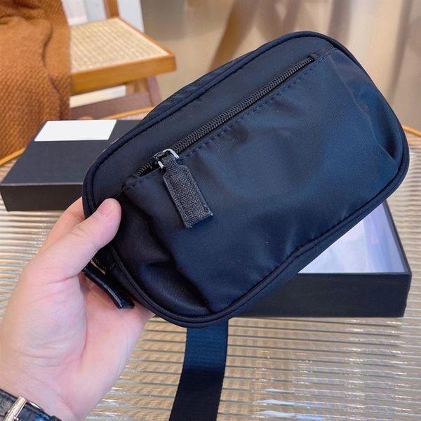 Designers 6 cores bolsas de cintura com caixa clássica estilo flanny pack moda cross body carteira clipe masculino preto b284m